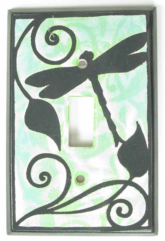 Dragonfly Silhouette Switch Plate